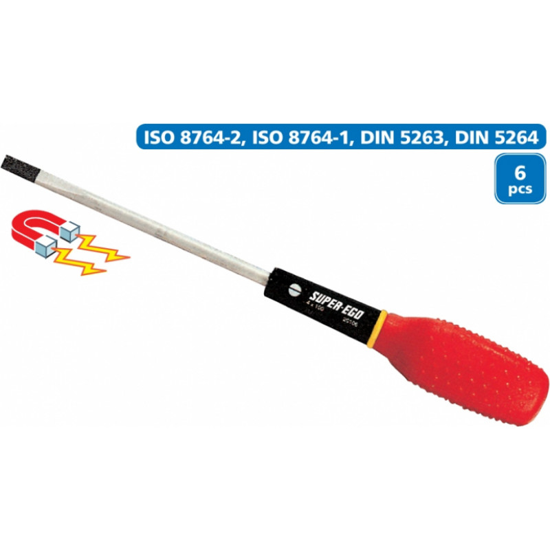 Super Ego Magnētiskā skrūvgrieža komplekts Super Ego ERGO-MAX (6 gab.)