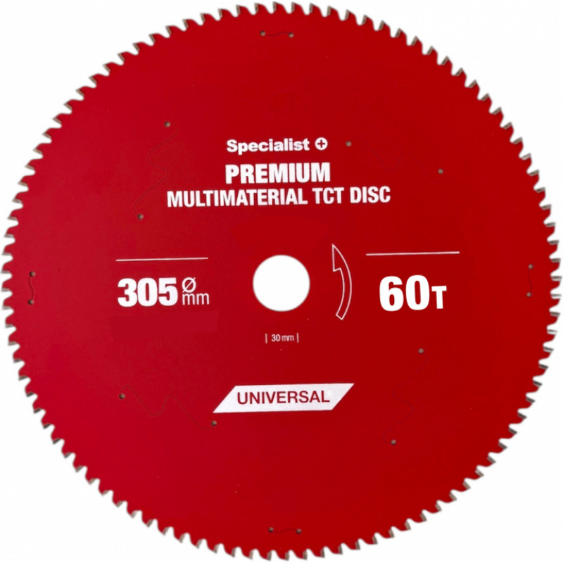 Specialist+ griešanas disks Multimaterial 305x30x60T