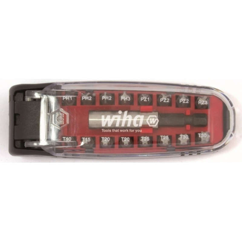 Wiha Uzgaļu komplekts ar magnētisko turētāju WIHA CroCo (17 vnt.)