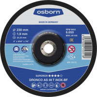 Osborn-Dronko Griešana disks DRONCO AS46 INOX T42 (230 x 1,9 x 22,23)