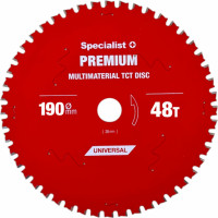 Specialist+ griešanas disks Multimaterial 190x48Tx30mm