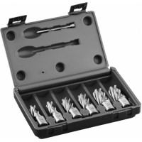 Promotech Metāla urbšanas kroņu komplekts + centrēšanas ass (7 gab.)