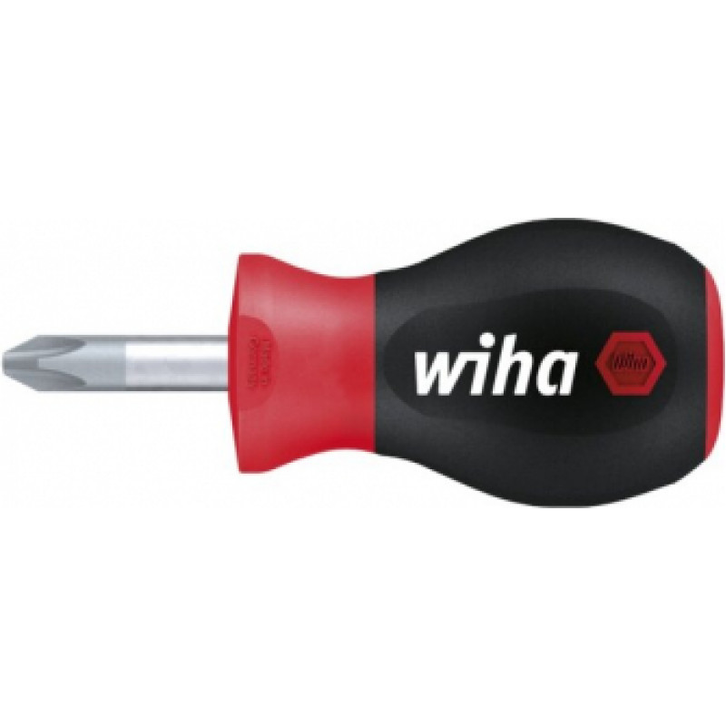 Wiha Skrūvgriezis Wiha SoftFinish® Phillips, īss Stubby (PH2 x 25 x 6 mm)