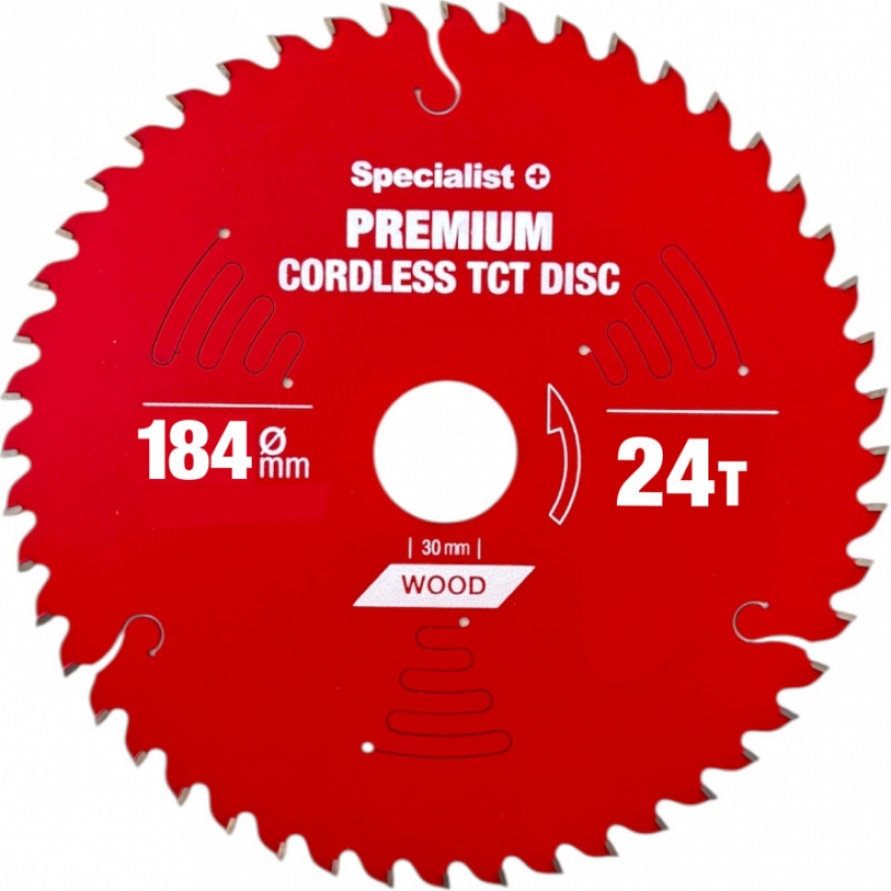 Specialist+ griešanas disks Cordless 184x24Tx20/16mm