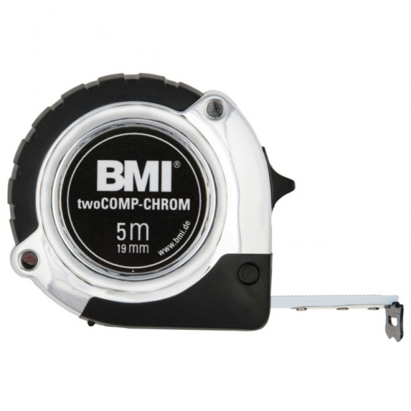 BMI Mērlente BMI twoCOMP Chrom (5 m), SB iepakojums