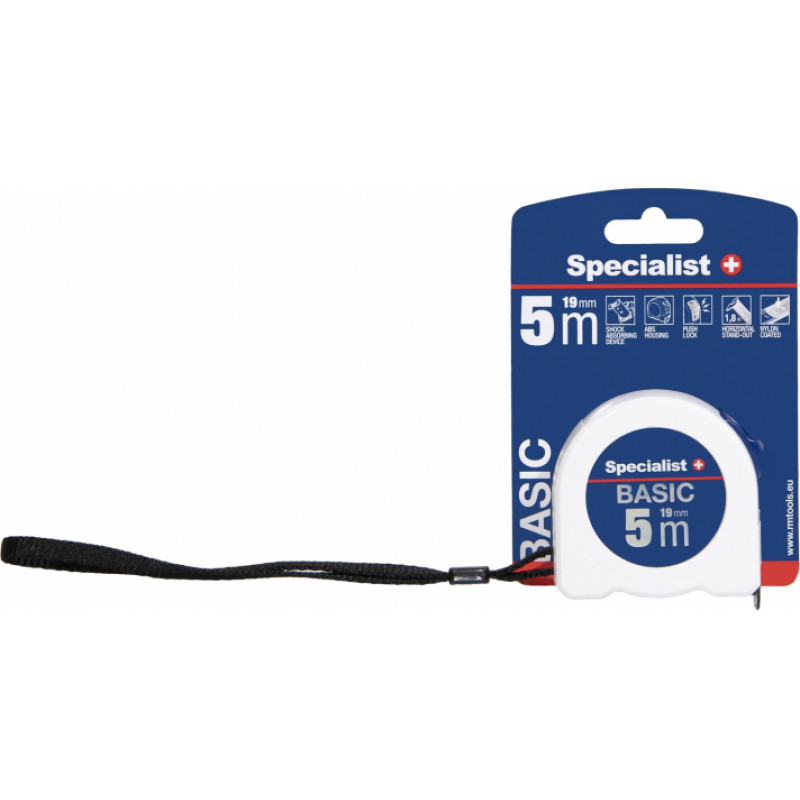 Specialist+ Mērlente Specialist+ Basic 5 m x 19 mm