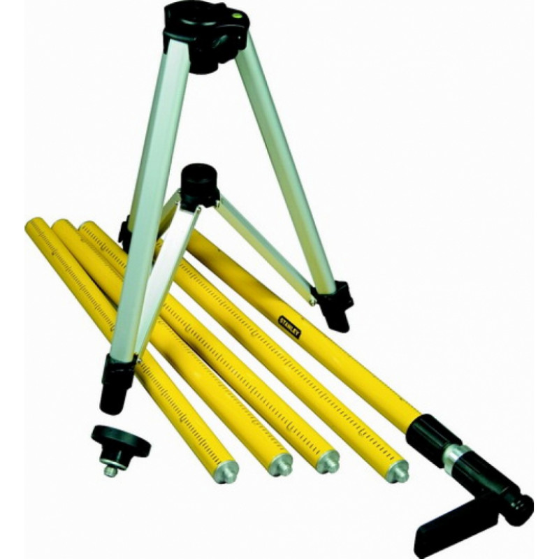 Stanley Teleskopiskais balsta stienis ar regulējamu statīvu līdz 3,6m